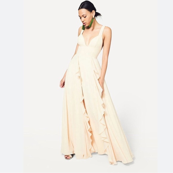 Fame and Partners Dresses & Skirts - Fame and Partners- maxi dress with ruffles